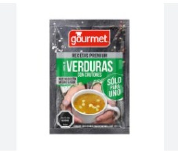 sopa de verduras gourmet